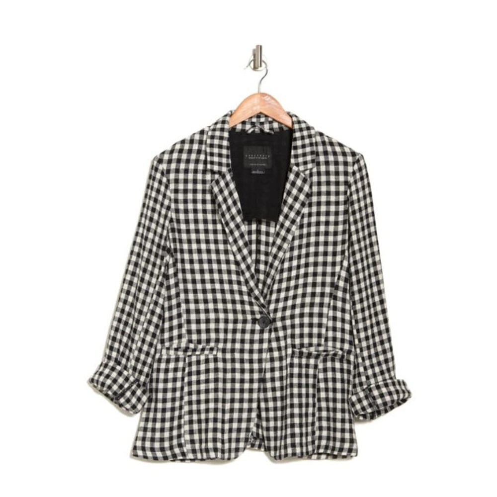 SANCTUARY Ellis Gingham Blazer